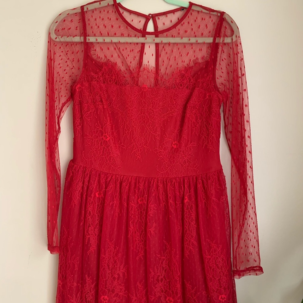 Red Lace Dress
